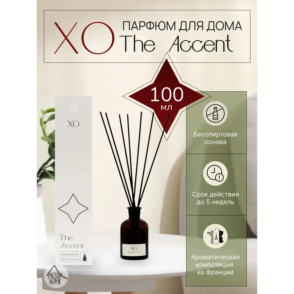 ARIDA HOME Диффузор The Accent - изысканный аромат для вашего пространства 86866033 STLM-0072206 - Вид №1
