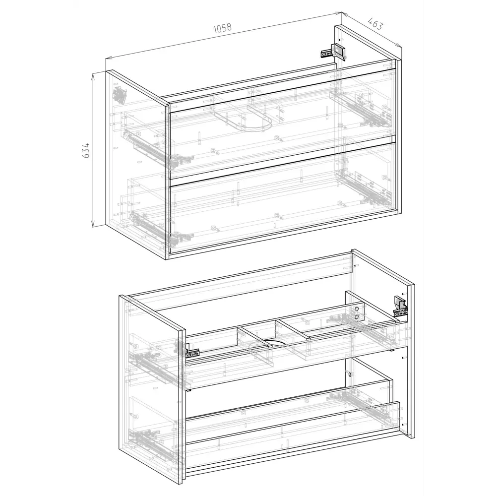 Тумба под раковину KONSENSA Мокка 2.0 - элегантное решение для ванной 89379106 STLM-1566387 - Вид №8