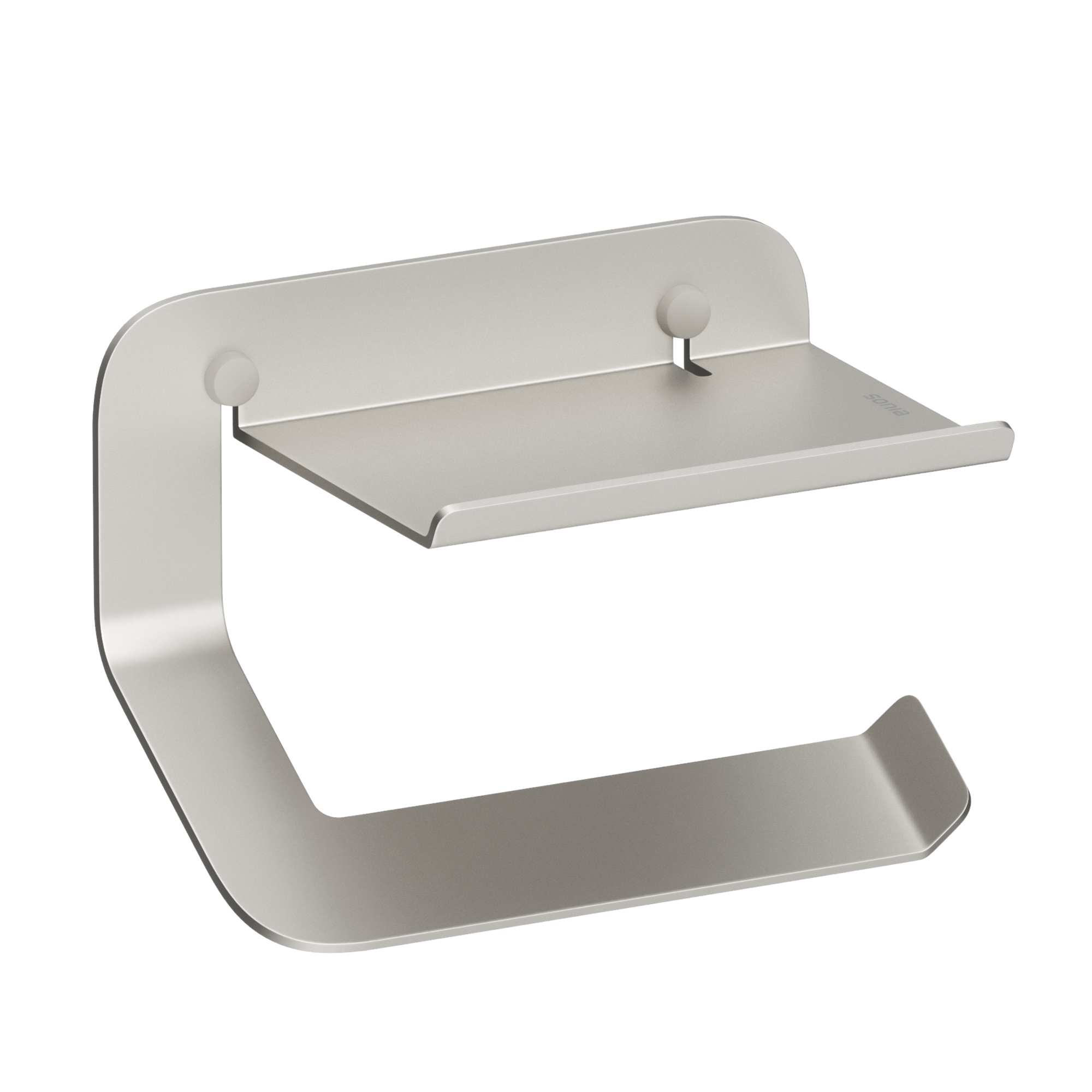 185528 Держатель туалетной бумаги 18 см цвет Серый Sonia QUICK Испания