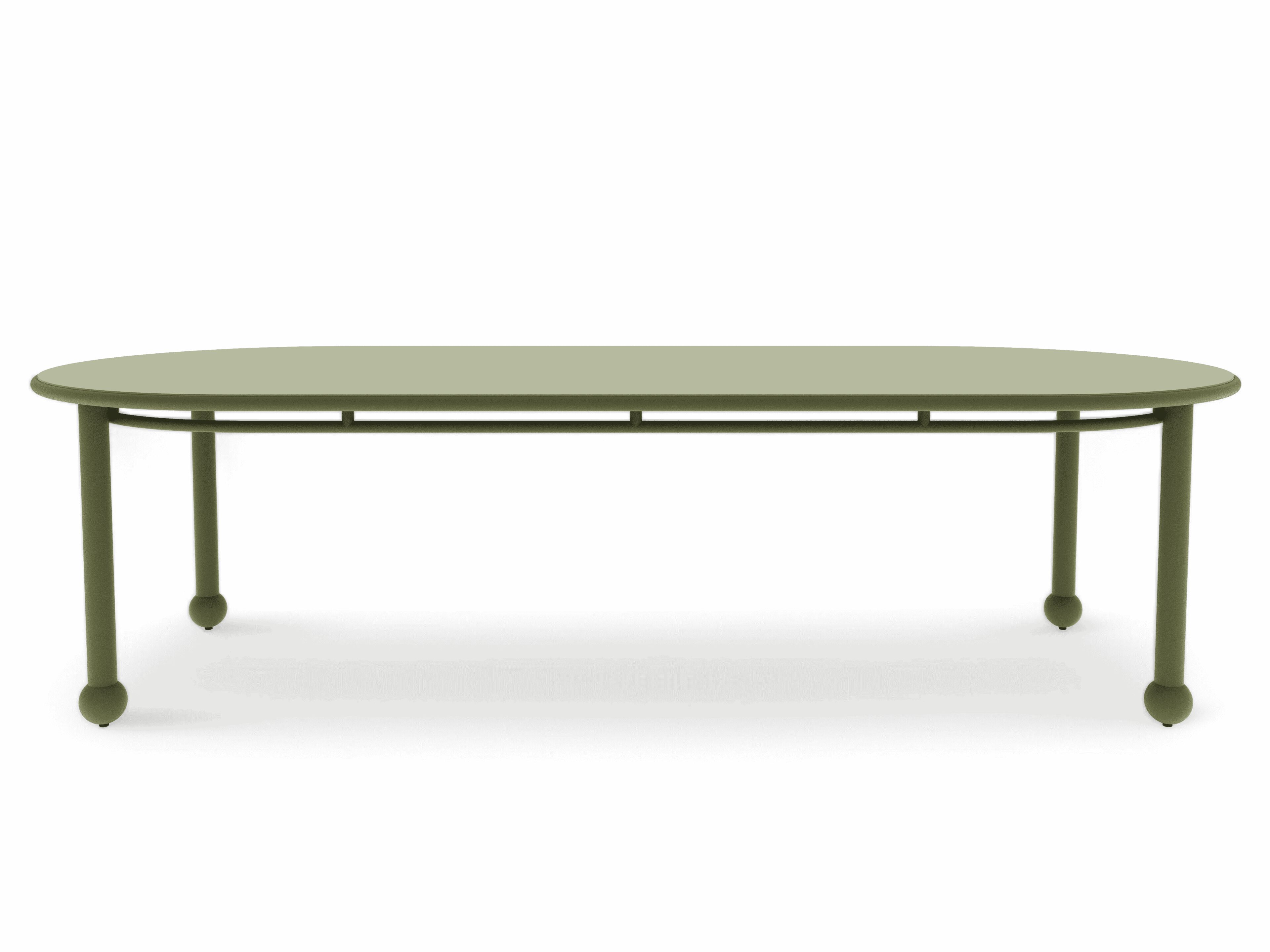 Алюминиевый овальный садовый стол FJAKA медленный ARCH-00018880