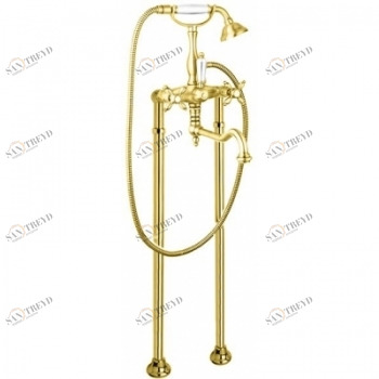 Напольный смеситель для ванны с поворотным изливом CEZARES NOSTALGIA-VDP2-03/24-Bi