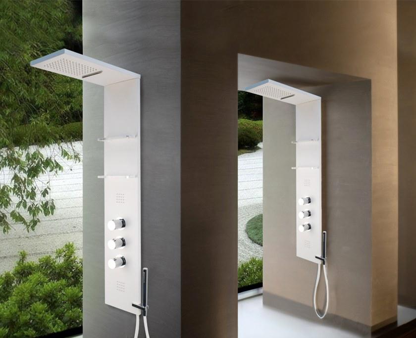 Настенная термостатическая душевая стойка из нержавеющей стали с ручным душем Save xs Fiad84852 Santreyd - Вид №5