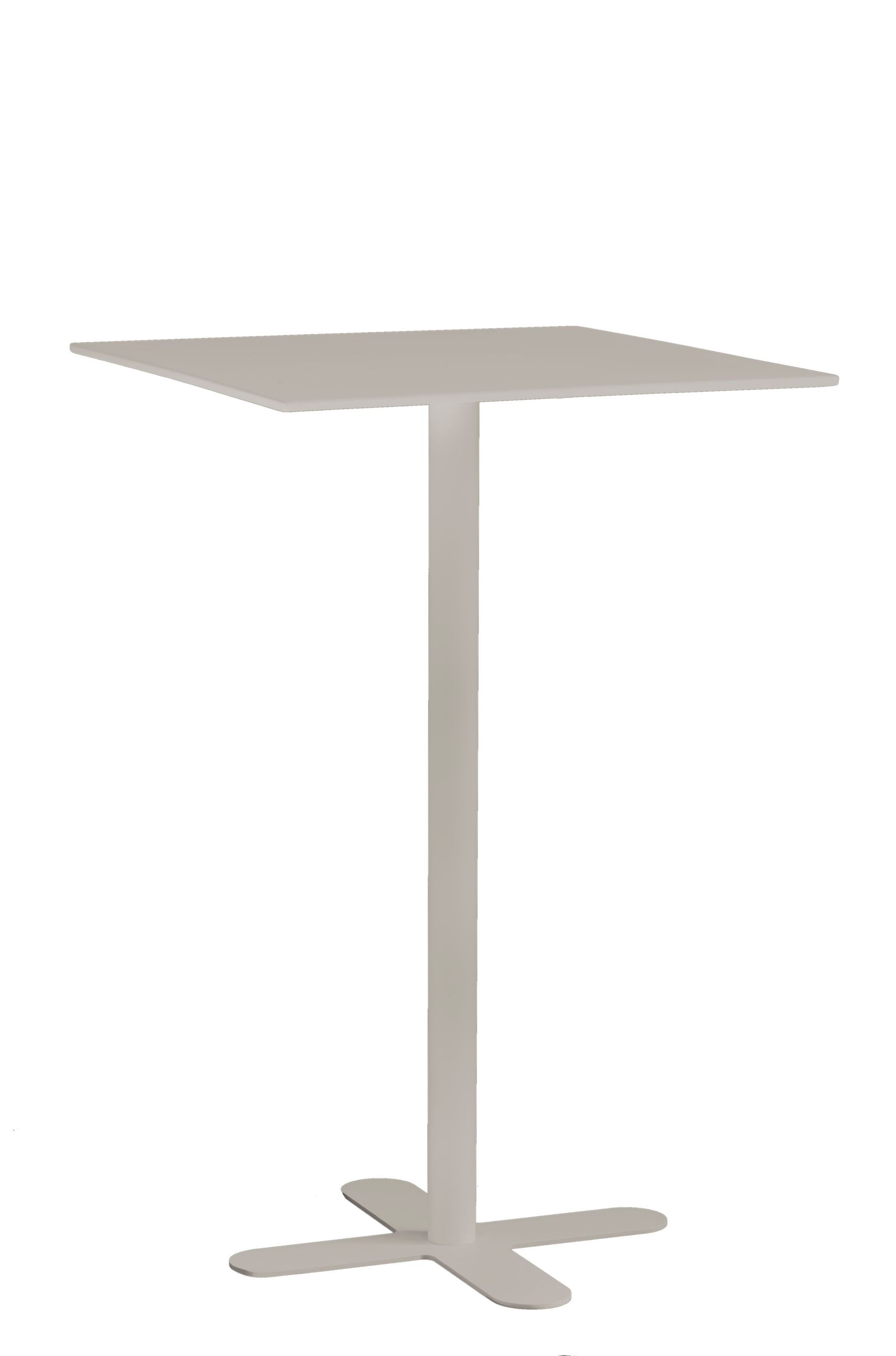 Высокий квадратный садовый стол из оцинкованной стали iSimar Антиб ARCH-00120462 - Вид №12