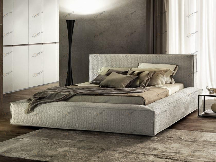 OLIVIERI Мягкая кровать со съемным чехлом из ткани sun-id-1442095