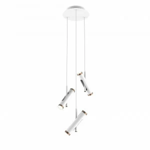 Подвесная светодиодная люстра Favourite Duplex 2325-6P FAVOURITE ДИЗАЙНЕРСКИЕ, DUPLEX 220439 Белый