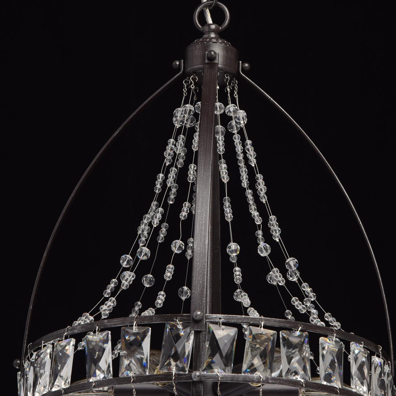 Подвесная люстра MW-Light Джестер 1 104010106 MW-LIGHT ДИЗАЙНЕРСКИЕ, ДЖЕСТЕР 187062 Черный  - Вид №1