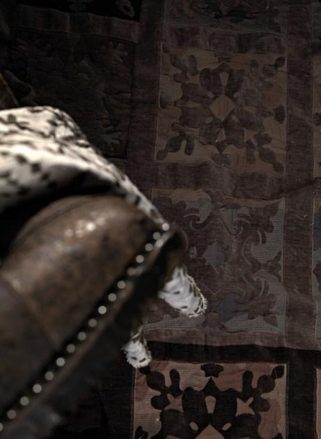 KOHRO Хлопковая ткань с графическими мотивами sun-id-1372434 - Вид №4