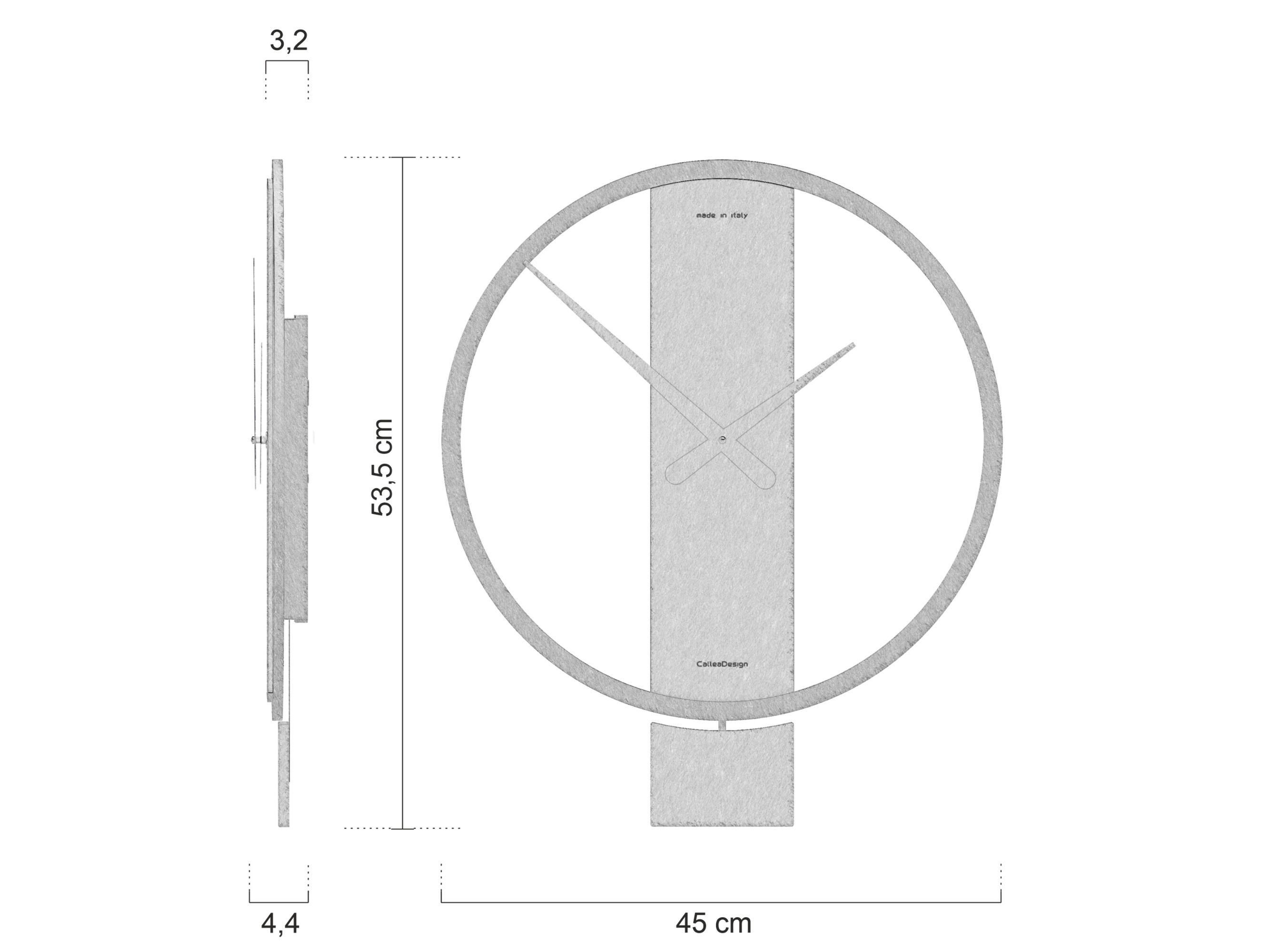 Настенные маятниковые часы MDF CalleaDesign KURT ARCH-00121729 - Вид №5