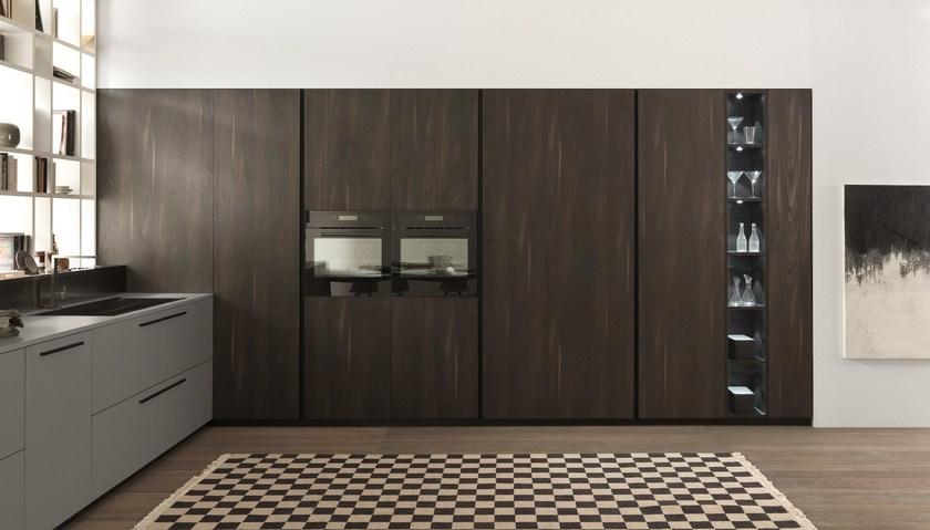 Floritelli Cucine Модульная кухня из ламината с полуостровом Seta sun-id-1354214 - Вид №6