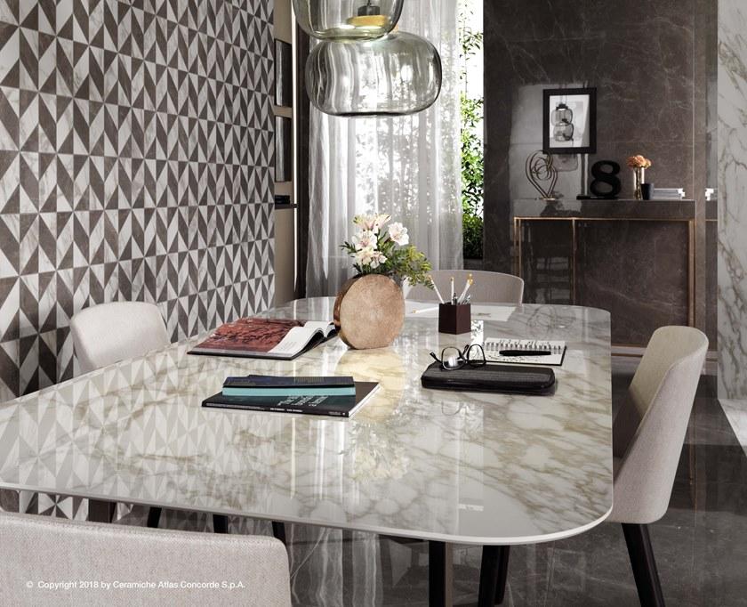 Atlas Concorde Белая плитка для стен с эффектом мрамора Marvel edge sun-id-1389286 - Вид №40