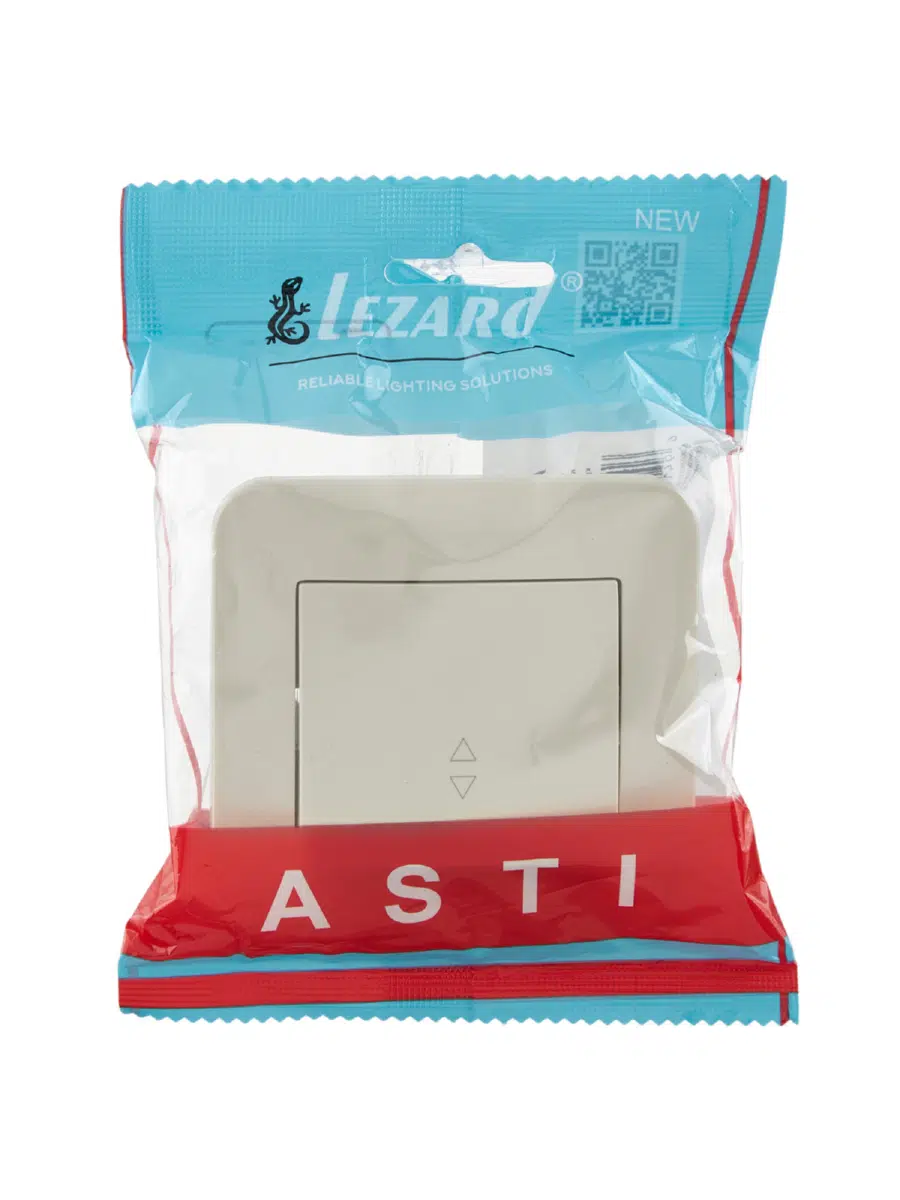 ASTI Выключатель проходной крем LEZARD 7081-0303-105