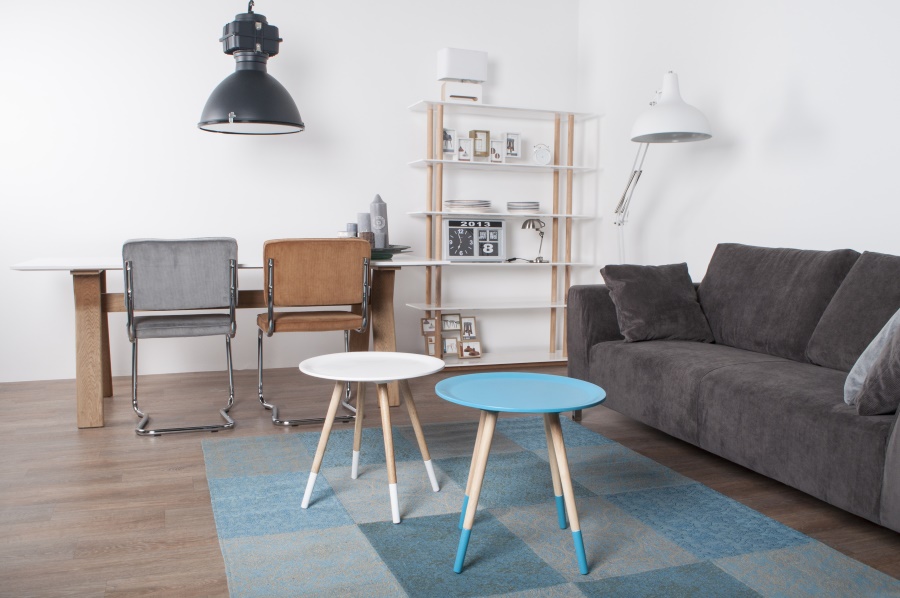 Стул Ridge Kink Rib светло-серый Zuiver 1100077 - Вид №2