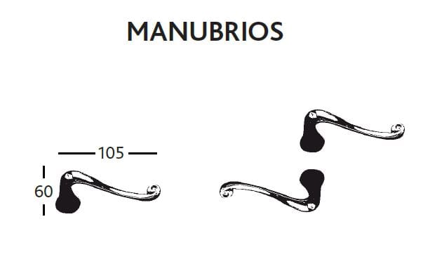 Дверная фурнитура BD Barcelona Гауди ARCH-00081831 - Вид №25