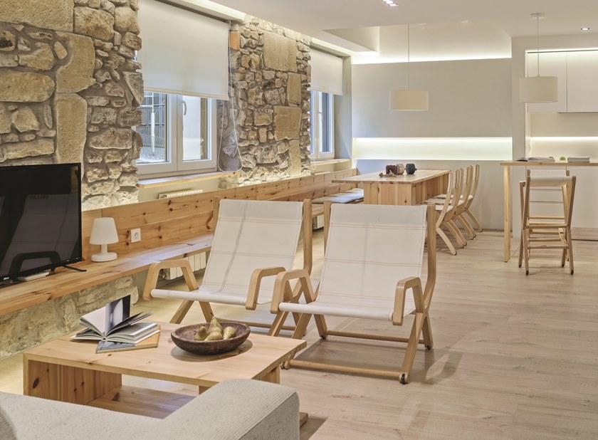 DVELAS Раскладной шезлонг с подлокотниками из ткани для парусов sun-id-1452753 - Вид №3