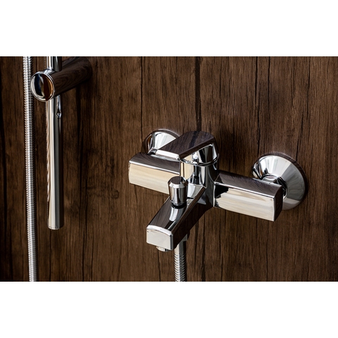 Orange OneLife P02-100cr Полимерный смеситель для ванны/душа без душевого набора, цвет: хром Хром sun-id-1517248 - Вид №2