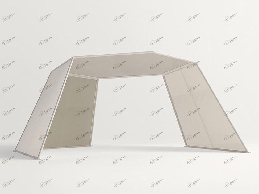 Paola Lenti Беседка из белого полотна sun-id-1480565