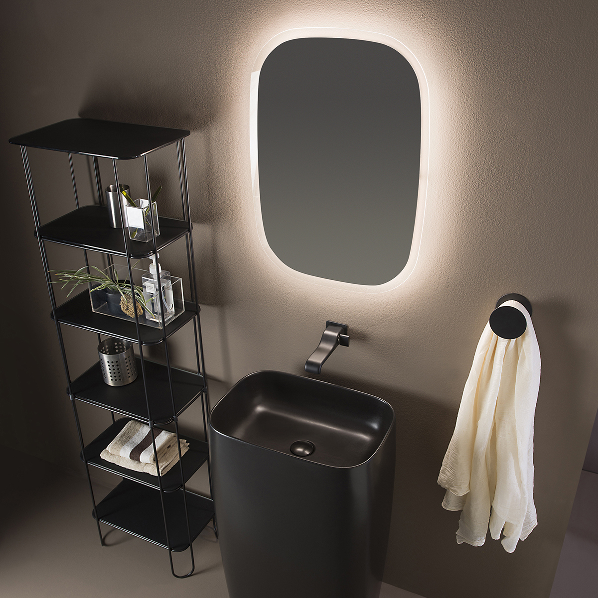 Flaminia FLAG Зеркало в прозрачной раме с подсветкой FG52SPE.G Ceramica Flaminia FG52SPEG - Вид №1