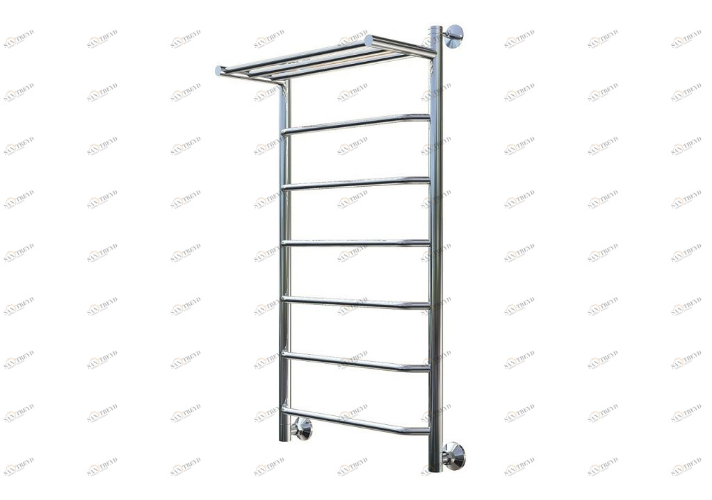 Полотенцесушитель водяной Aquanet Fiona 1000x400, с верхней полкой 00237017