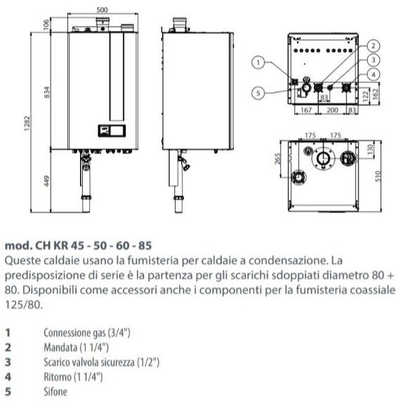 FONDITAL Настенный конденсационный котел Caldaie alta potenza sun-id-1495881 - Вид №4