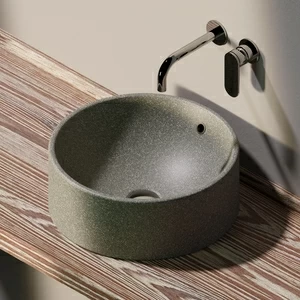 505042C7037 Накладная раковина на столешницу  круглая Ceramica Flaminia Twin