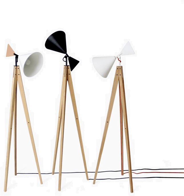 Askia Торшер из алюминия и дуба Light tale 2.fl01.mok - Вид №4