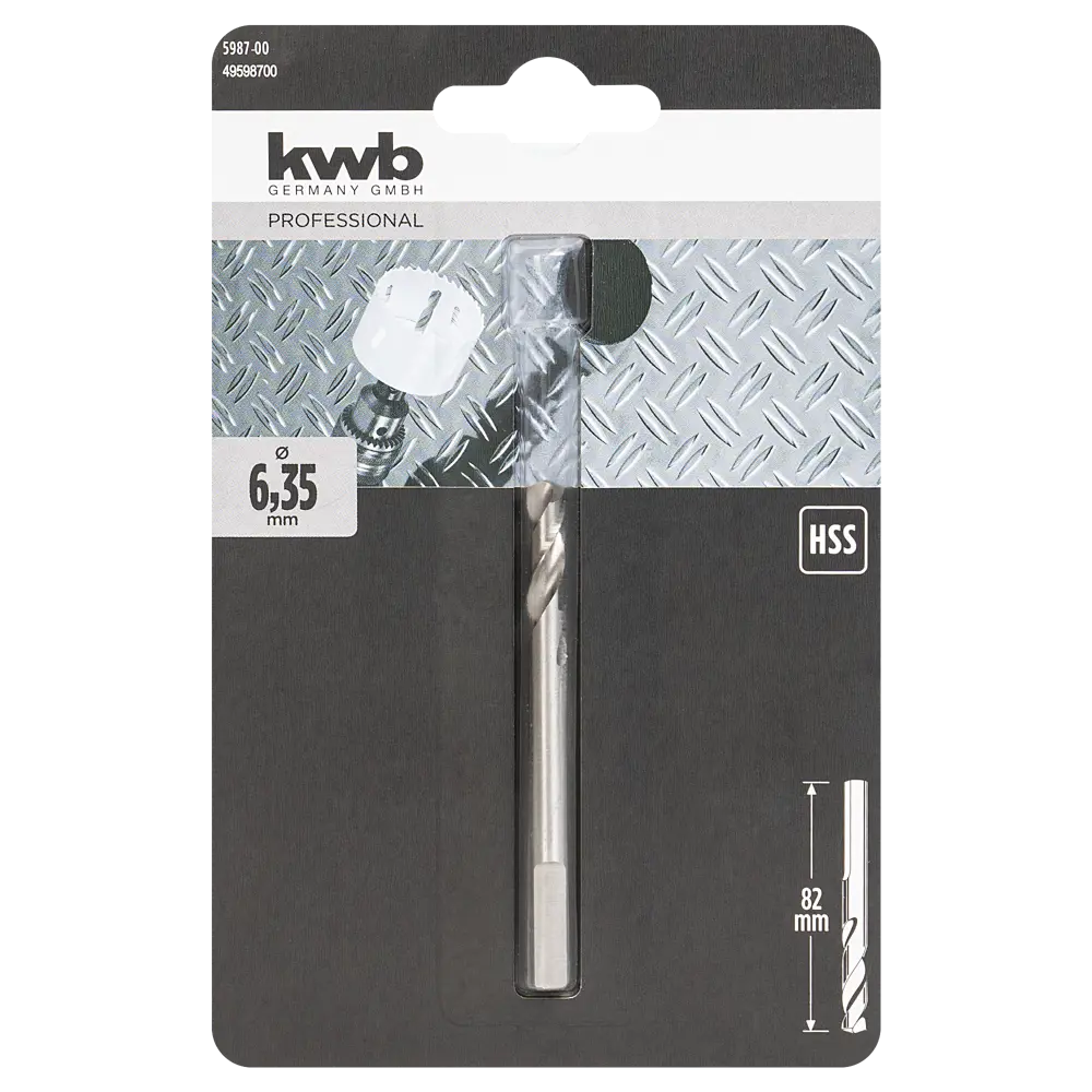 Сверло центрирующее для коронок KWB 598700 HSS 6.35x82ММ STLM-2110530 - Вид №3