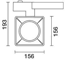 iGuzzini Настенная шайба из литого под давлением алюминия View opti beam lens square sun-id-1480966 - Вид №2