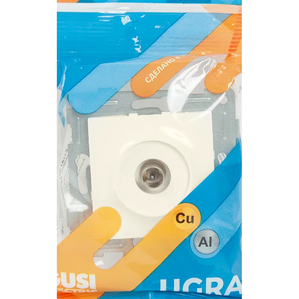 Антенная розетка GUSI Electric Ugra для кабельного и спутникового ТВ 83864422 STLM-0045206 - Вид №5
