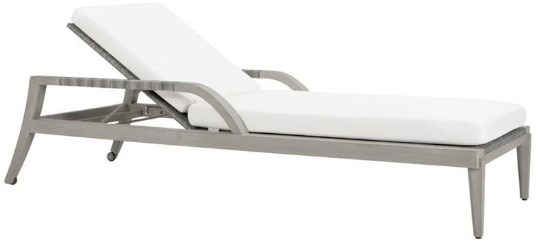 JANUS et Cie Садовая кушетка из тикового дерева с подлокотниками Rock garden sun-id-1421441 - Вид №1