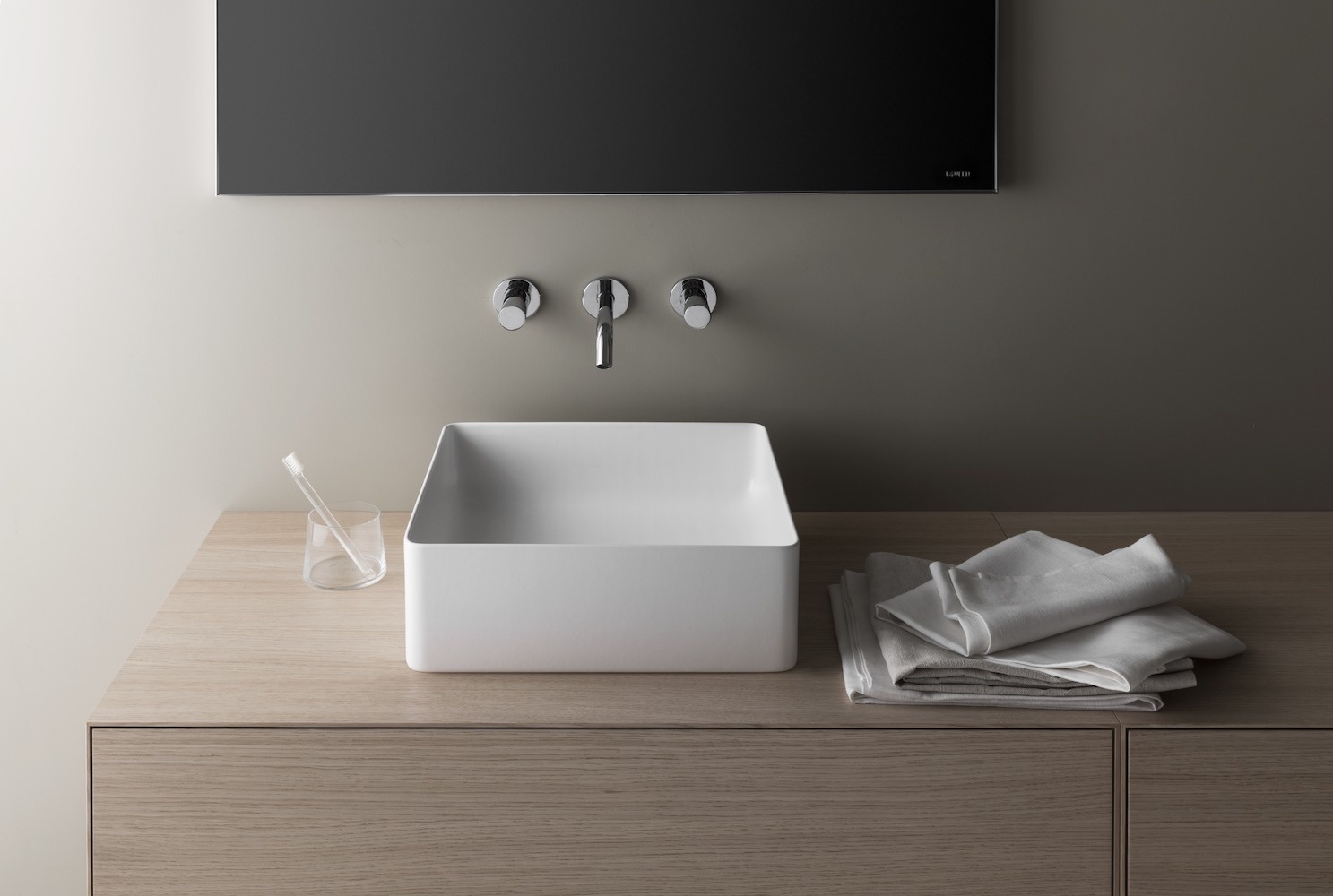 H3123360041201 Встраиваемый в стену двухвентильный смеситель для раковины, с изливом 175 мм LAUFEN PRO - Вид №5