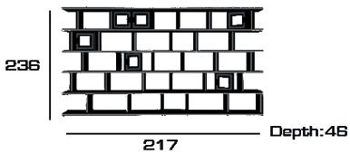 Tonino Lamborghini Casa Открытый двухсторонний книжный шкаф из лакированного дерева Long beach lux sun-id-1421511 - Вид №1