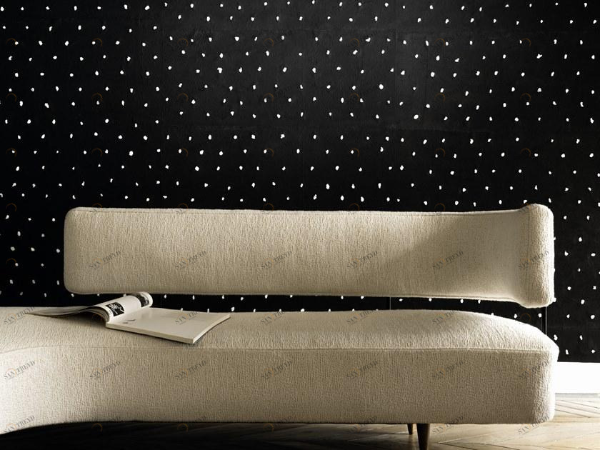 Élitis Огнестойкие обои в цвете abaca Ecrin sun-id-1398803