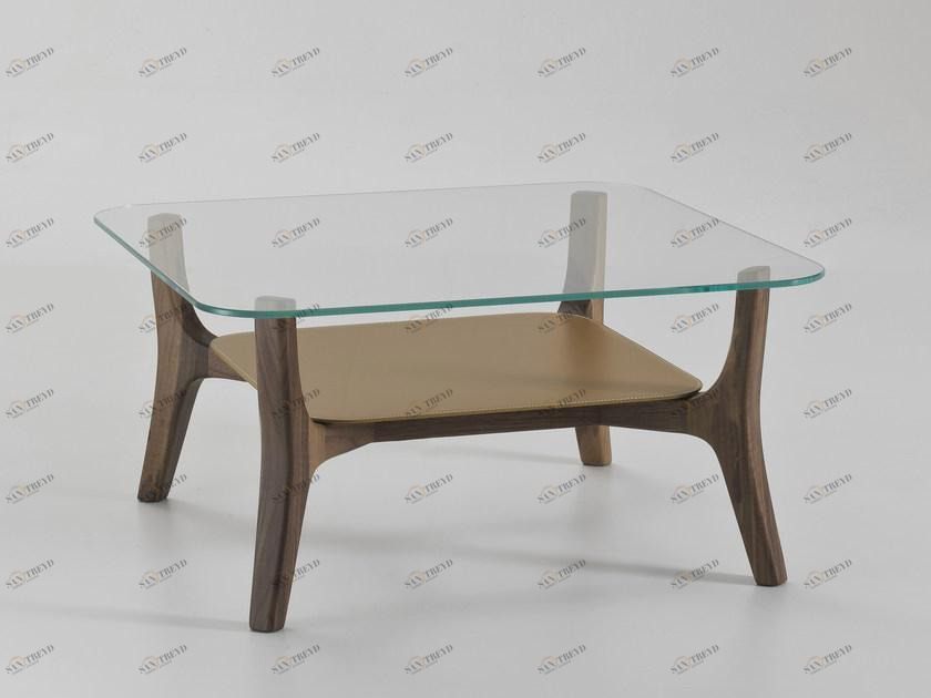 i 4 Mariani Квадратный стеклянный журнальный столик с журнальной стойкой Savile row sun-id-1352147