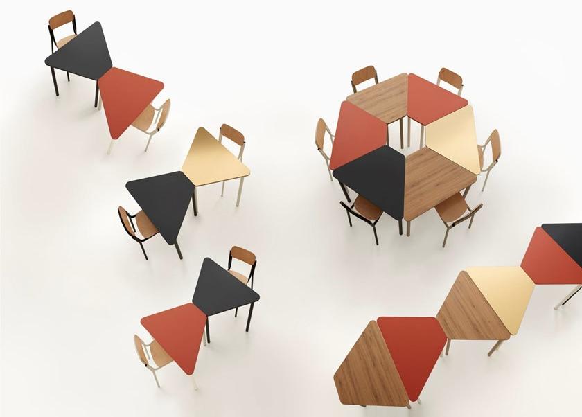 Manerba Модульный стол-трапеция Easy U2200f127/u2200f128 - Вид №3