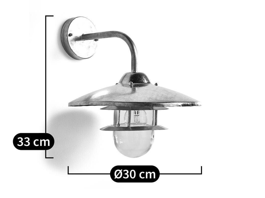 Металлическая наружная настенная лампа AMPM NORIA ARCH-00126096 - Вид №9