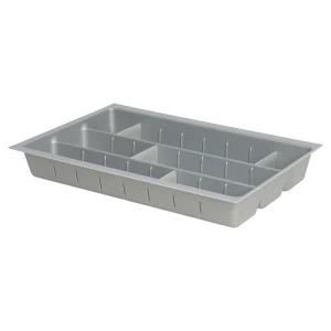 Лоток для столовых приборов Hettich Orga Tray 590IANL470KB400 30.6x7x46 см пластик цвет серый 89401303 STLM-2150161