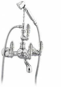 Bronces Mestre Настенный смеситель для ванны на 2 отверстия с ручным душем Retro 035616.b00.50