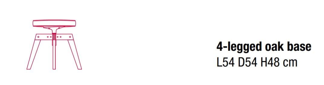 Мягкий поворотный стул на насесте MDF Italia ARCH-00110677 - Вид №2