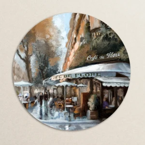 Картина на стекле Postermarket Улицы Парижа 40x40 см