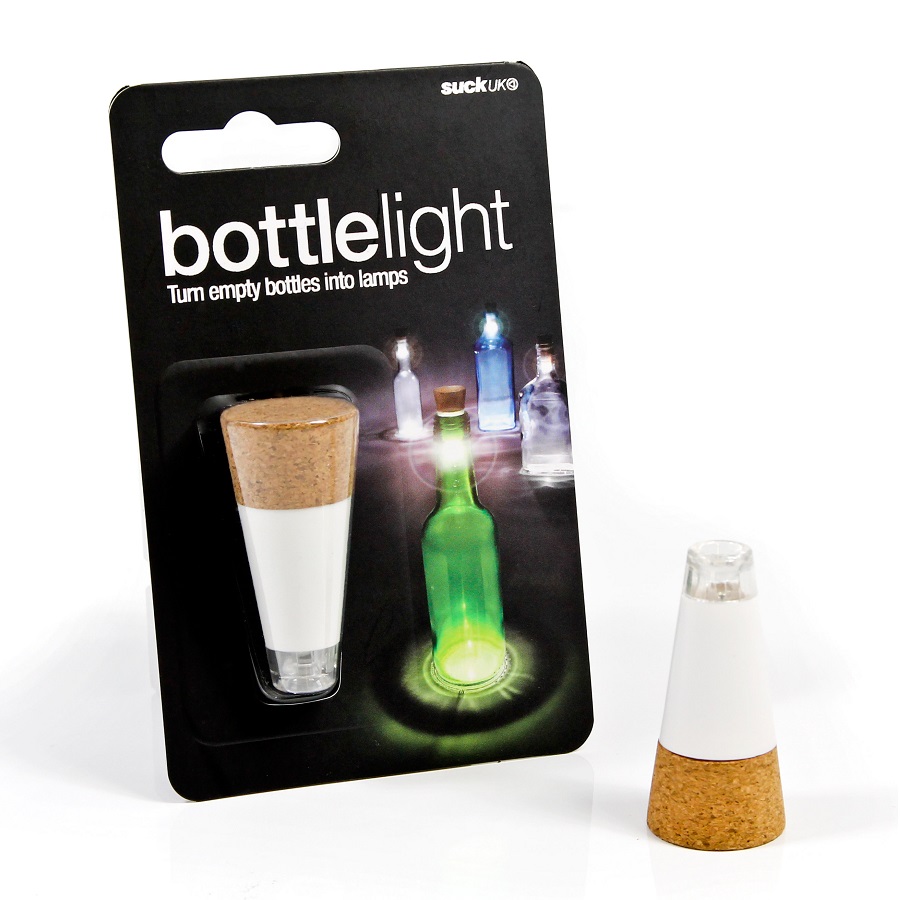 Пробка светящаяся белая Bottle Light SUCK UK ДИЗАЙНЕРСКИЕ 00-3880650 Белый  - Вид №27