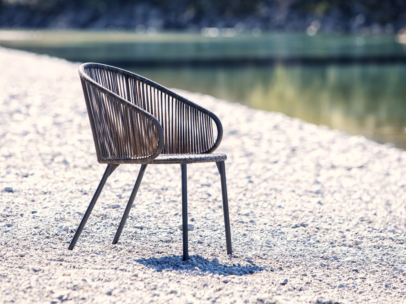 Синтетическое волокно и алюминиевый садовый стул FISCHER MÖBEL Basil ARCH-00107975 - Вид №7