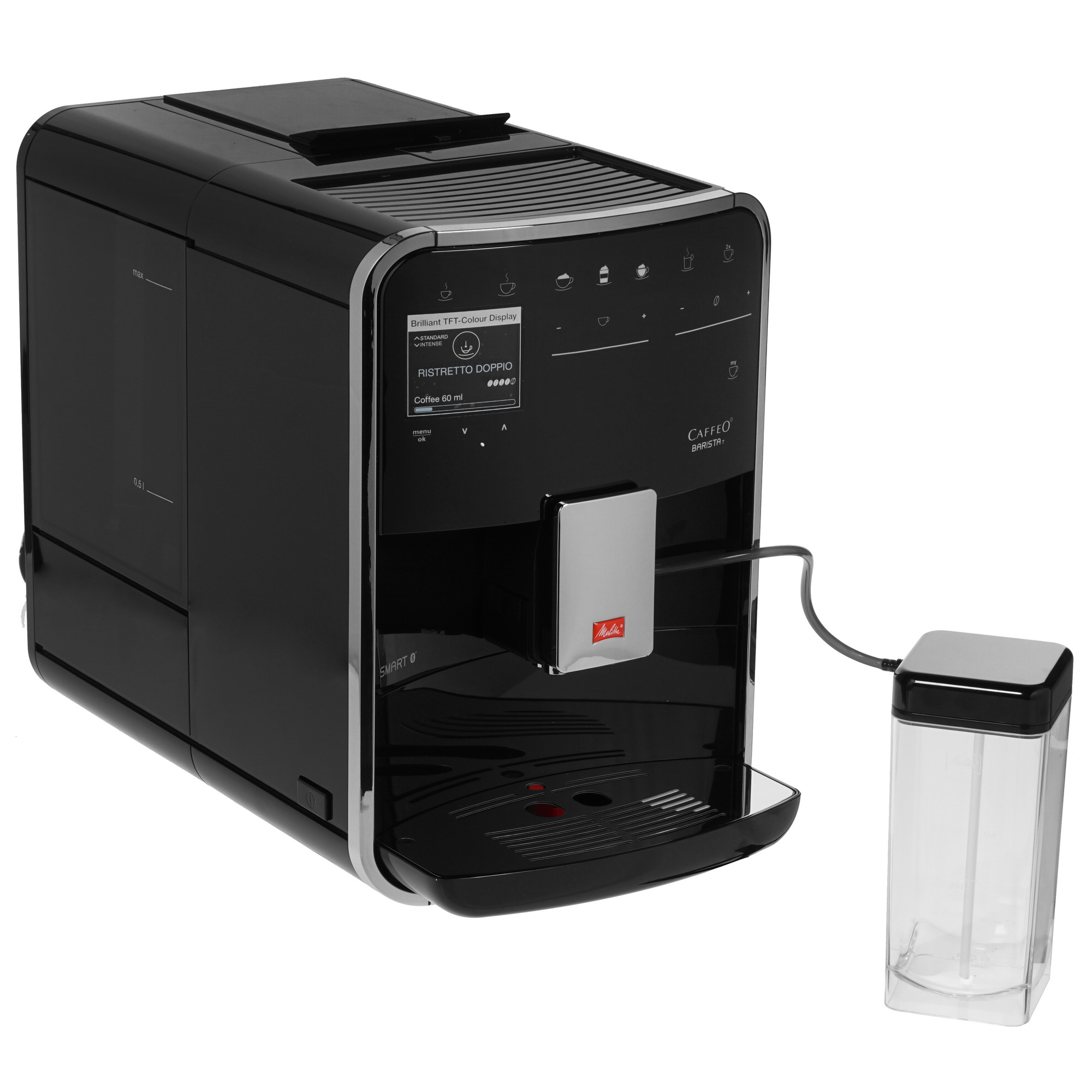 8123636 Кофемашина автоматическая Melitta Caffeo F 830-102 Barista T Smart черный STDN-0058685 - Вид №6