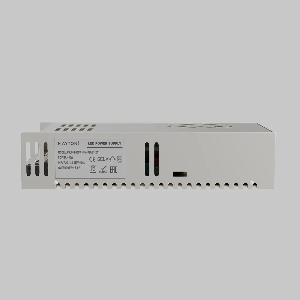 Блок питания (драйвер) для светодиодов Maytoni 48 В 400 Вт IP20 89458920 STLM-2114137  - Вид №1