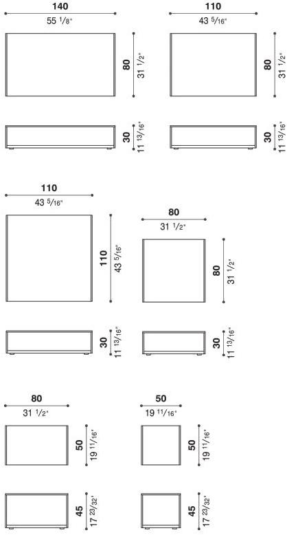 ACERBIS Квадратный журнальный столик из нержавеющей стали и хрусталя sun-id-1407944 - Вид №4