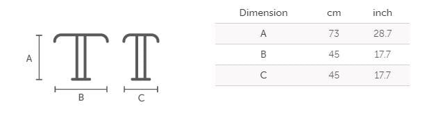 Основание для деревянных столов Midj ARCH-00140938 - Вид №1