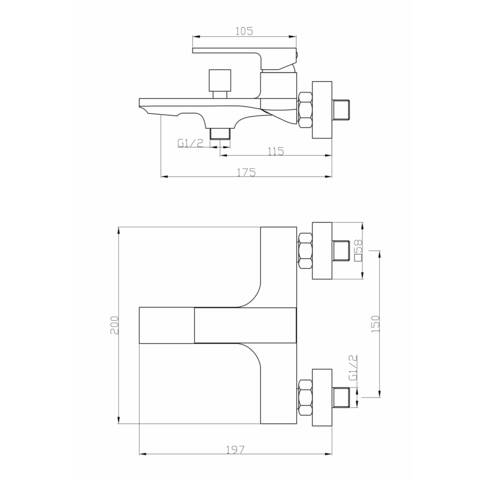 Orange M04-944b Душевая система в комплекте Черный sun-id-1517002 - Вид №7