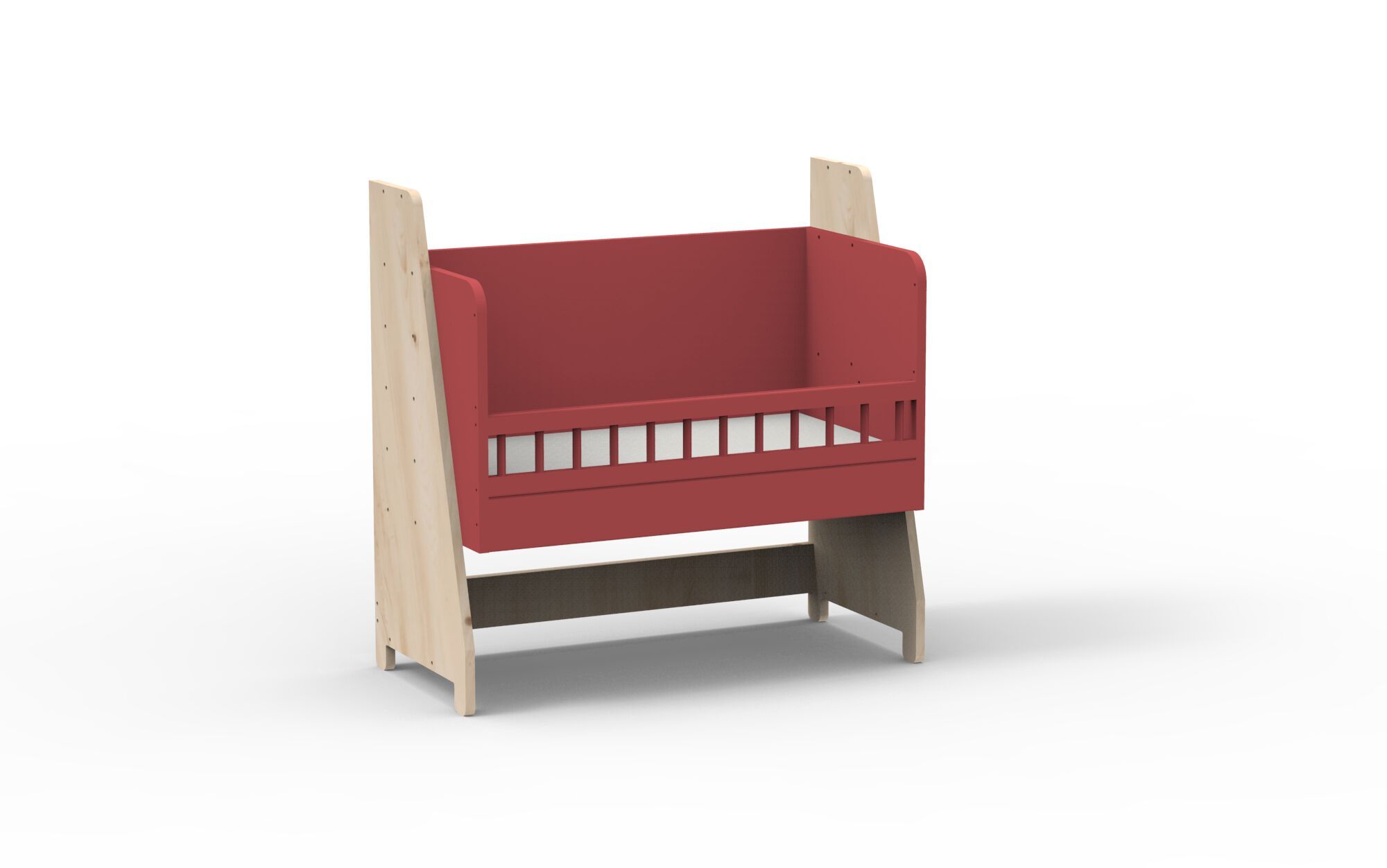 Лакированная деревянная кровать для сна Mathy by Bols ASYMETRY ARCH-00052185 - Вид №46