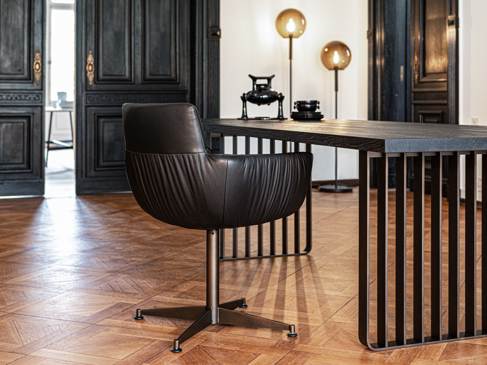 Спиц мягкий поворотный стул KFF Faye Casual ARCH-00151544 - Вид №5