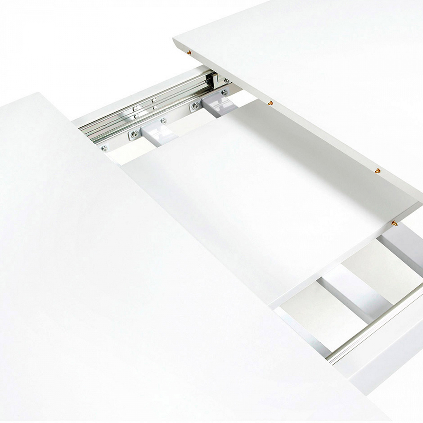 023493 Стол обеденный Meety 160(200)x90 белый La Forma Melan  - Вид №6