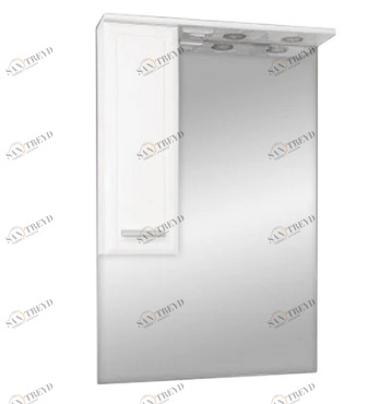 Зеркало Стелла-65 лев. (свет) с фацетом MISTY 2312134